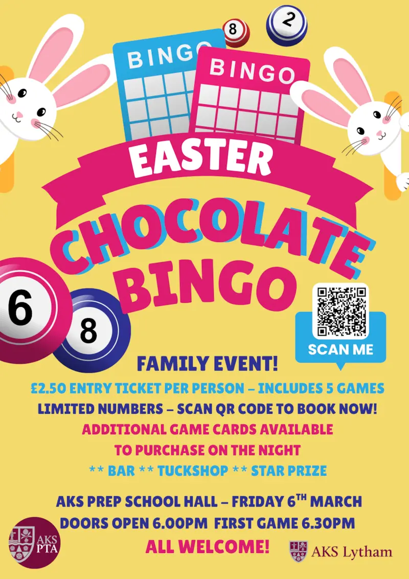 PTA Easter Chocolate Bingo Night